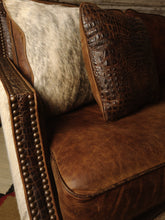 Load image into Gallery viewer, Adrian Hacienda Contemporary Western Cowhide Leather Sofa