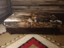 Load image into Gallery viewer, Mesa Cowhide Western Ottoman 60 x 36 Large Rectange