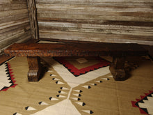 Load image into Gallery viewer, Custom Sized Knotty Alder Western Farmhouse Dining Bench