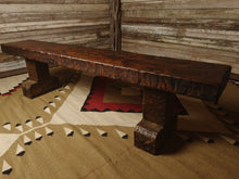 Load image into Gallery viewer, Custom Sized Knotty Alder Western Farmhouse Dining Bench