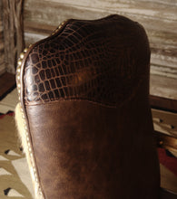 Load image into Gallery viewer, Huntsman Axis Deer Hide Western Leather Office Chair