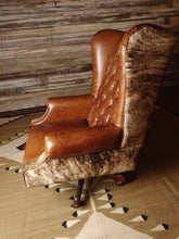 Load image into Gallery viewer, Vaquero Tufted Leather Cowhide Western Executive Office Chair