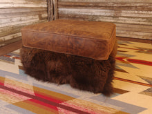 Load image into Gallery viewer, Yellowstone Buffalo Ottoman - 30&quot; x 24&quot;