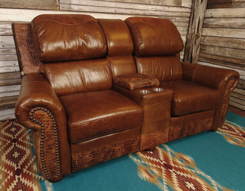 Chama Theater Reclining Love Seat