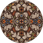Image of an area rug, Infinity Oak - Brown