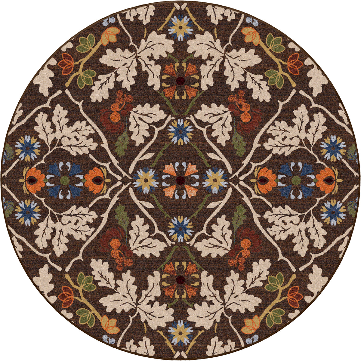 Image of an area rug, Infinity Oak - Brown
