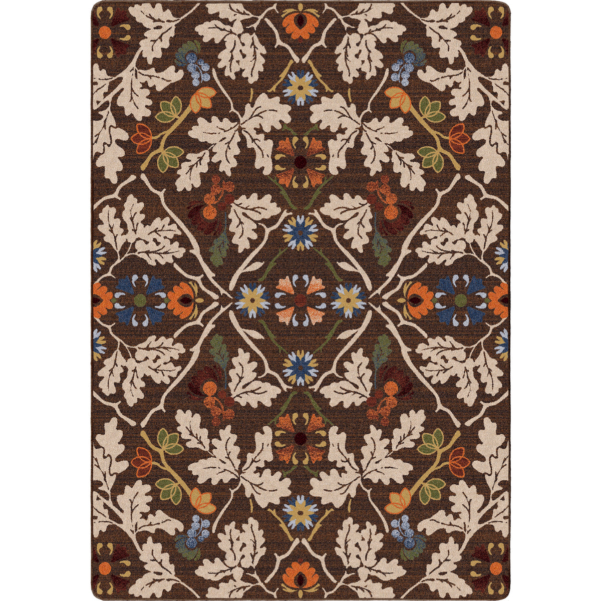 Image of an area rug, Infinity Oak - Brown