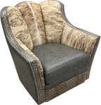 Mustang Channelback Swivel Glider