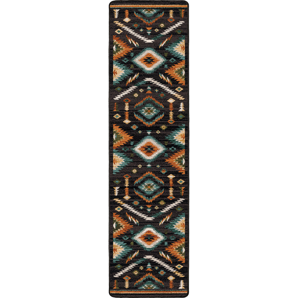 Image of an area rug, Interlaced Horizon - Gem