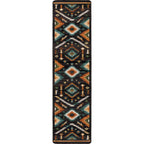 Image of an area rug, Interlaced Horizon - Gem