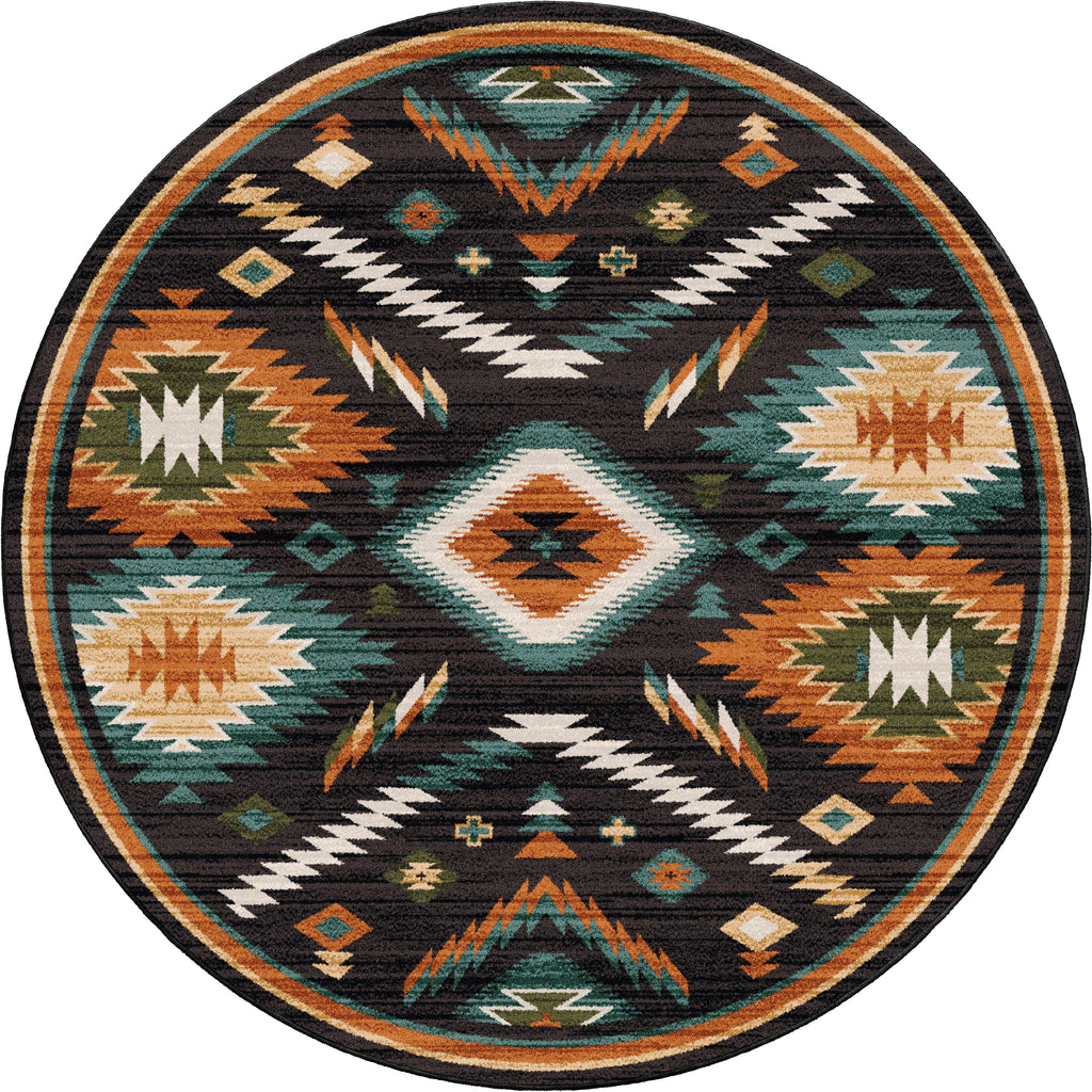 Image of an area rug, Interlaced Horizon - Gem