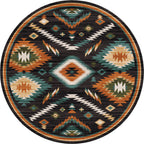 Image of an area rug, Interlaced Horizon - Gem
