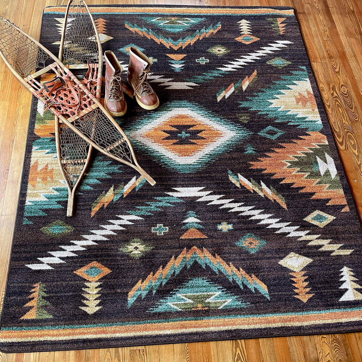 Image of an area rug, Interlaced Horizon - Gem