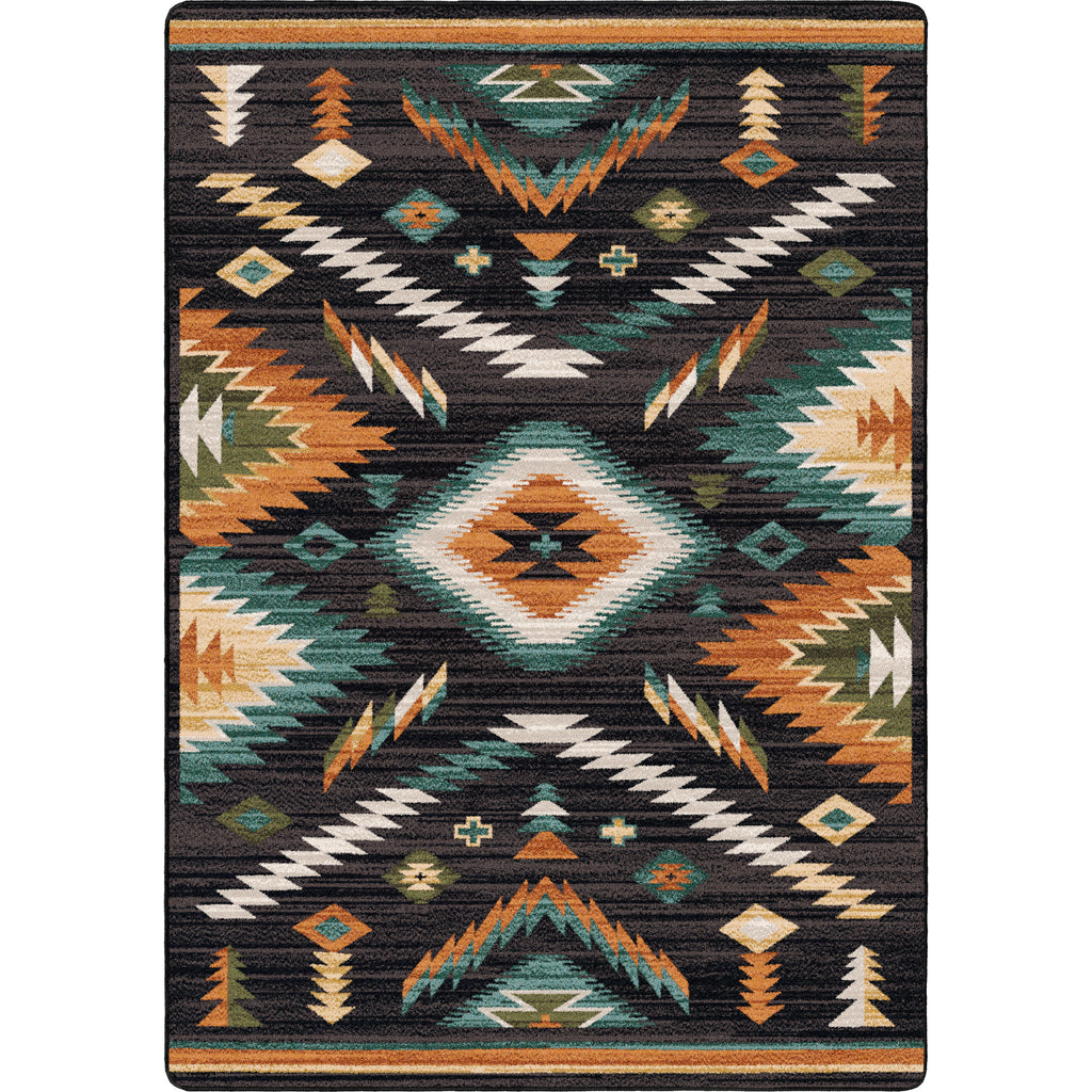 Image of an area rug, Interlaced Horizon - Gem