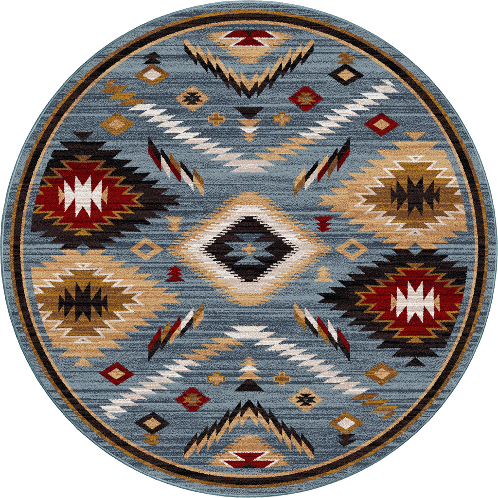 Image of an area rug, Interlaced Horizon - Gray Stone