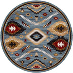 Image of an area rug, Interlaced Horizon - Gray Stone