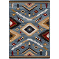 Image of an area rug, Interlaced Horizon - Gray Stone