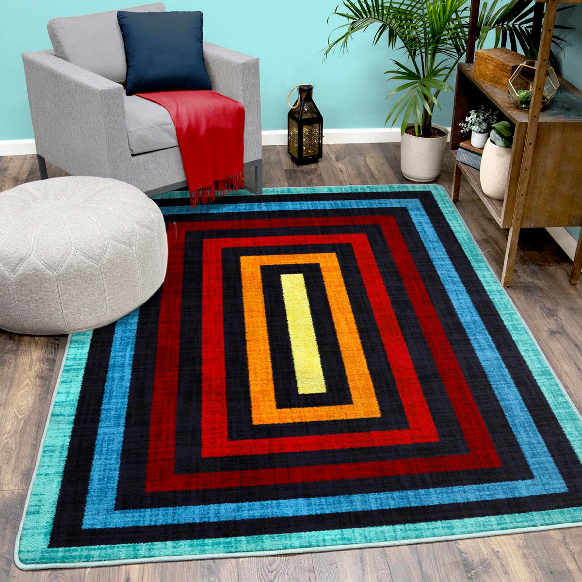 Image of an area rug, Intrigue - Sunset