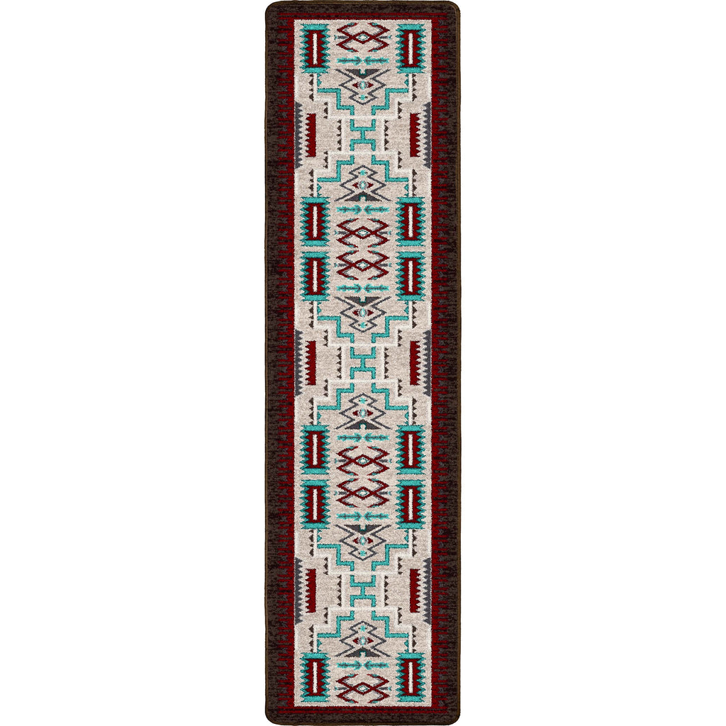 Image of an area rug, Prairie Wind - Turquoise