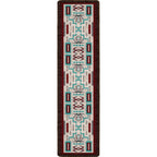Image of an area rug, Prairie Wind - Turquoise