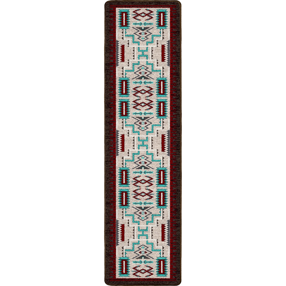Image of an area rug, Prairie Wind - Turquoise