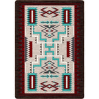 Image of an area rug, Prairie Wind - Turquoise