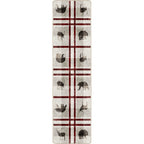 Image of an area rug, Rio Vista - Red Stripe