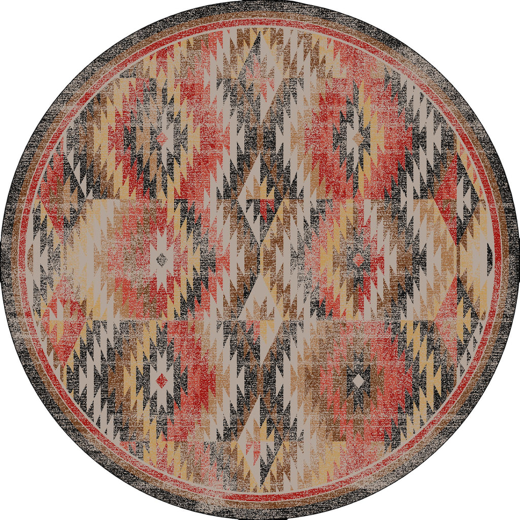 Image of an area rug, Just Praying - Distressed Red
