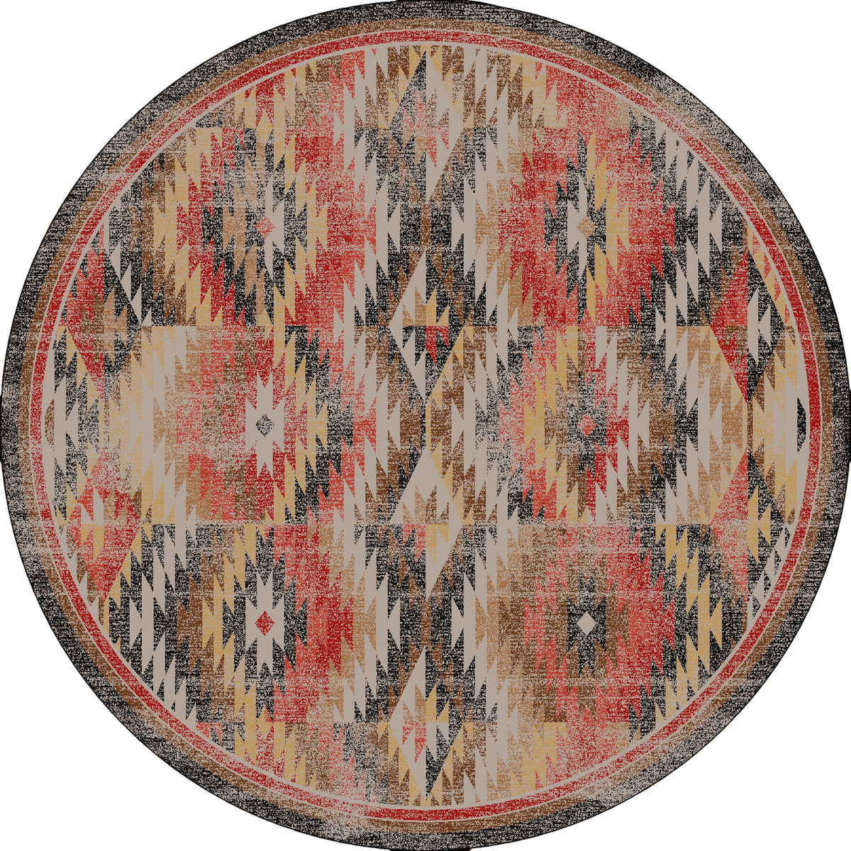 Image of an area rug, Just Praying - Distressed Red