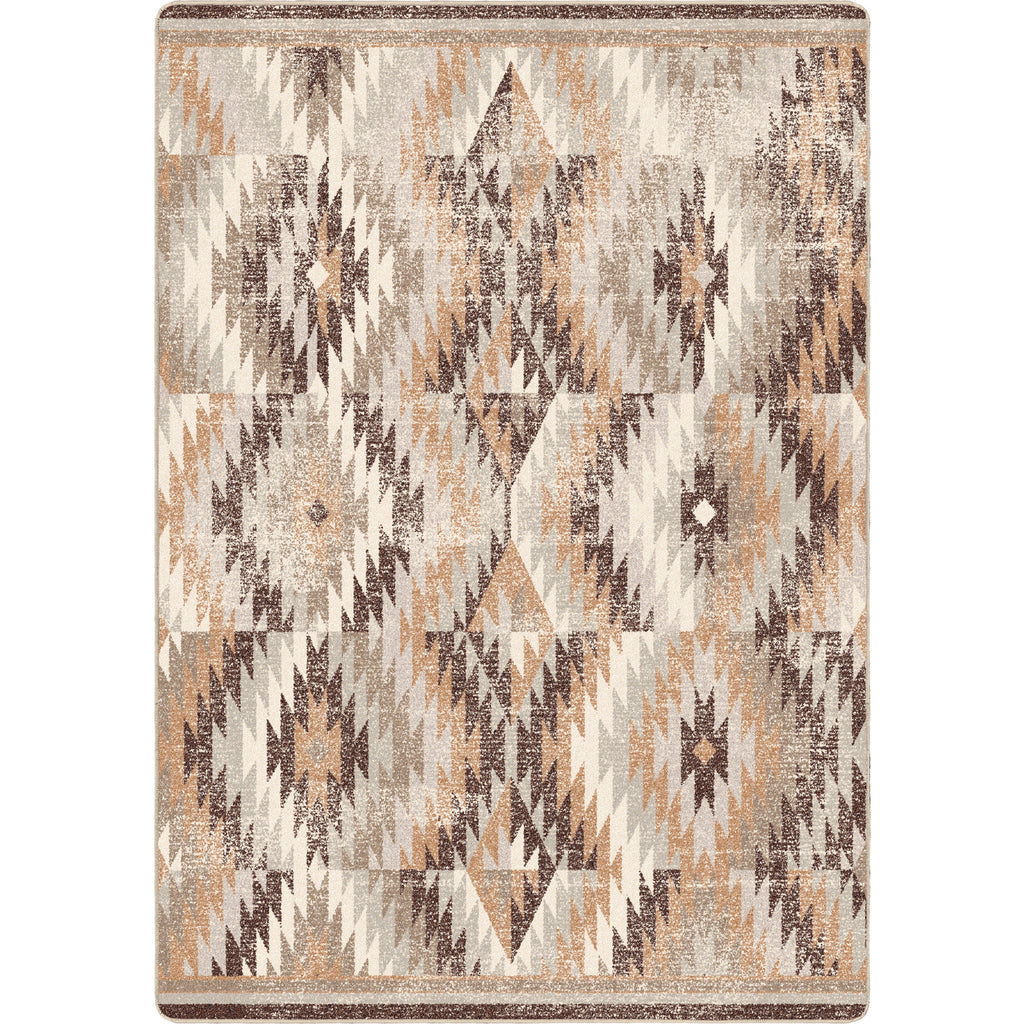 Image of an area rug, Just Praying - Distressed Natural