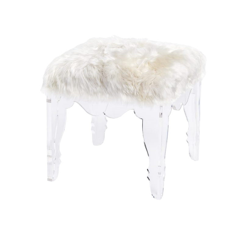 Peek Acrylic Ottoman