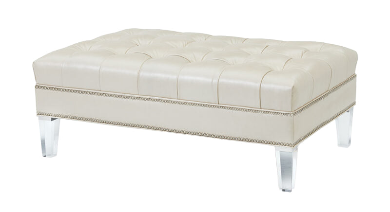 Pippa Rectangular Tufted Ottoman