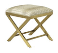 Anya Brass Ottoman