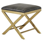 Anya Brass Ottoman