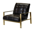 Arlo Tufted Brass Chair
