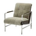 Jada Tufted Chrome Chair
