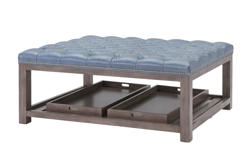 Rand Rectangular Tufted Ottoman