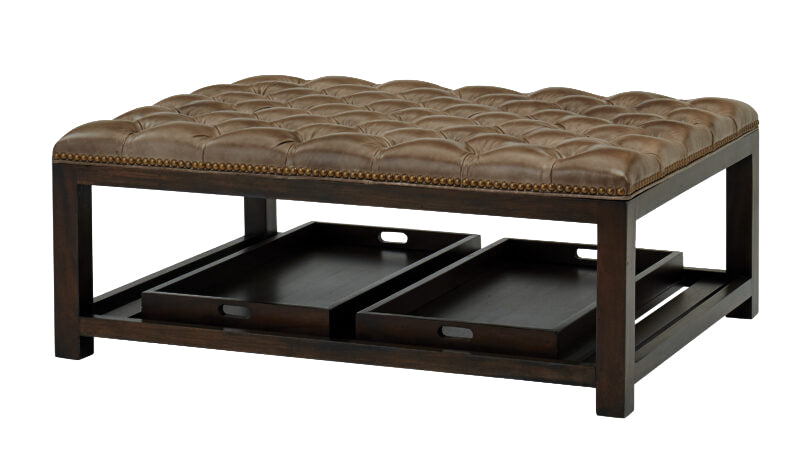 Rand Rectangular Tufted Ottoman