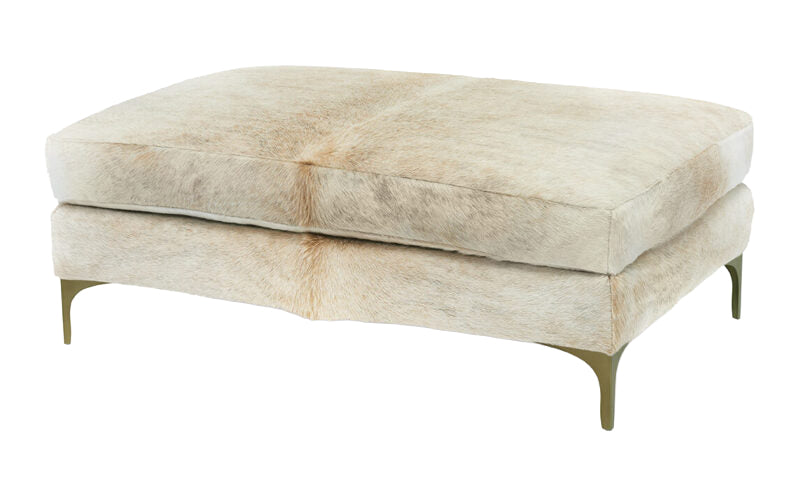 Lauren Bronze Rectangular Ottoman