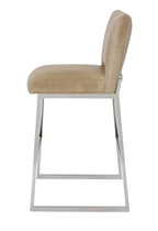 Ines Chrome Bar Stool