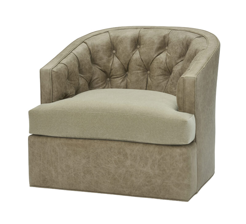 Bardot Tufted Swivel Chair