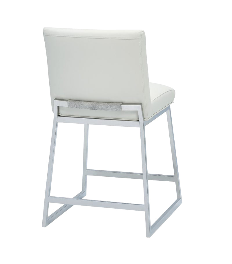 Ines Chrome Counter Stool