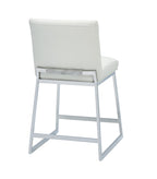 Ines Chrome Counter Stool