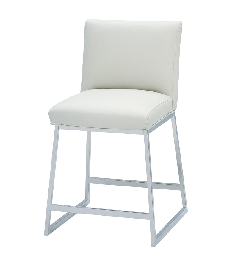 Ines Chrome Counter Stool