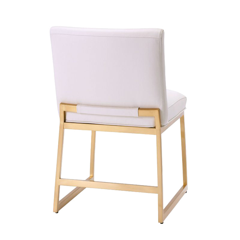 Ines Brass Side Chair