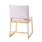 Ines Brass Side Chair