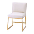Ines Brass Side Chair