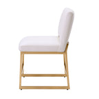 Ines Brass Side Chair