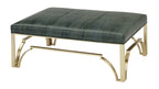 Cyra Brass Ottoman