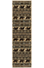 Lodge King Bear Down Antique Area Rug